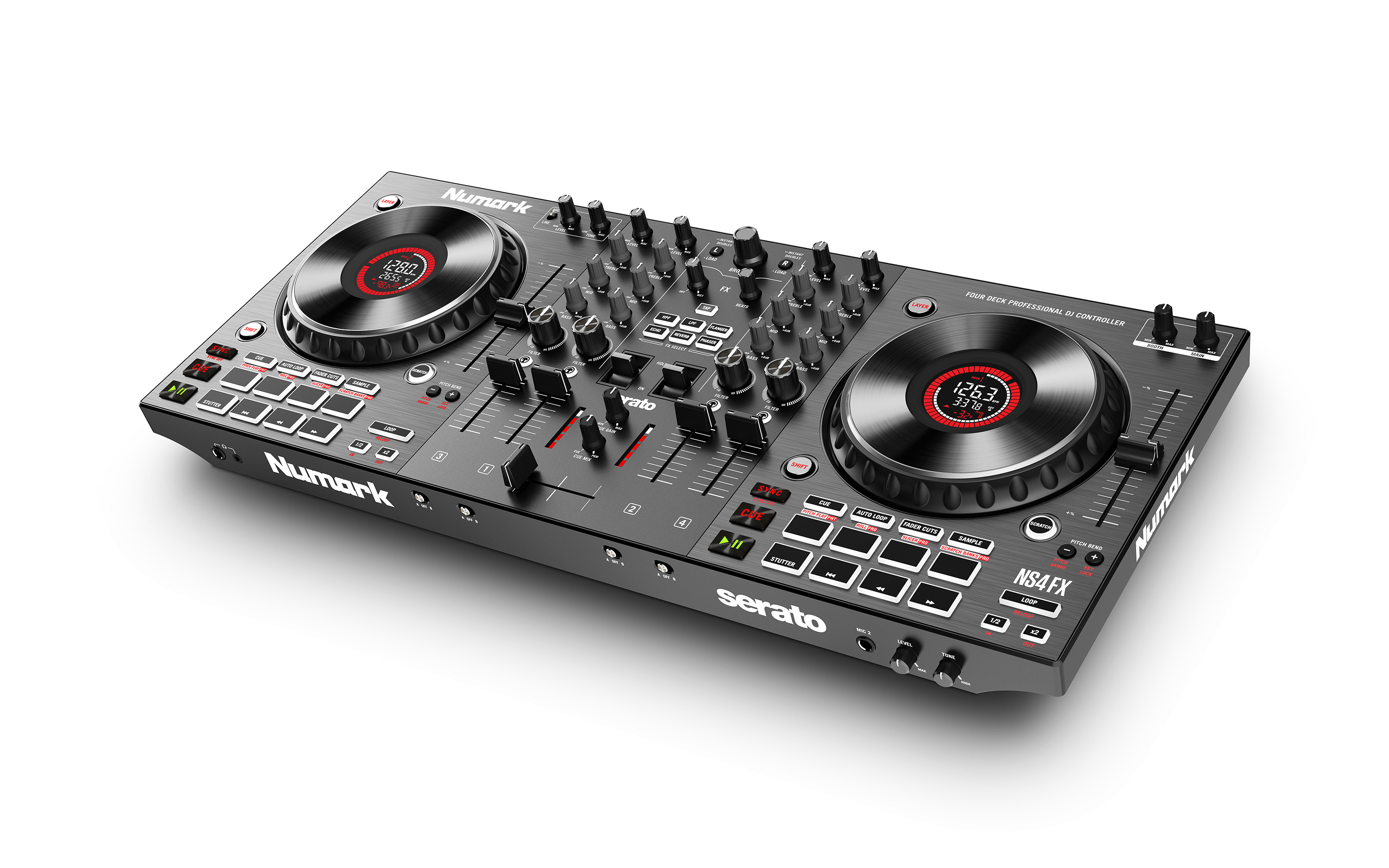NS4FX - Contrôleurs avec carte son intégrée - Contrôleurs DJ USB -  Contrôleurs et logiciels DJ - DJ Shop